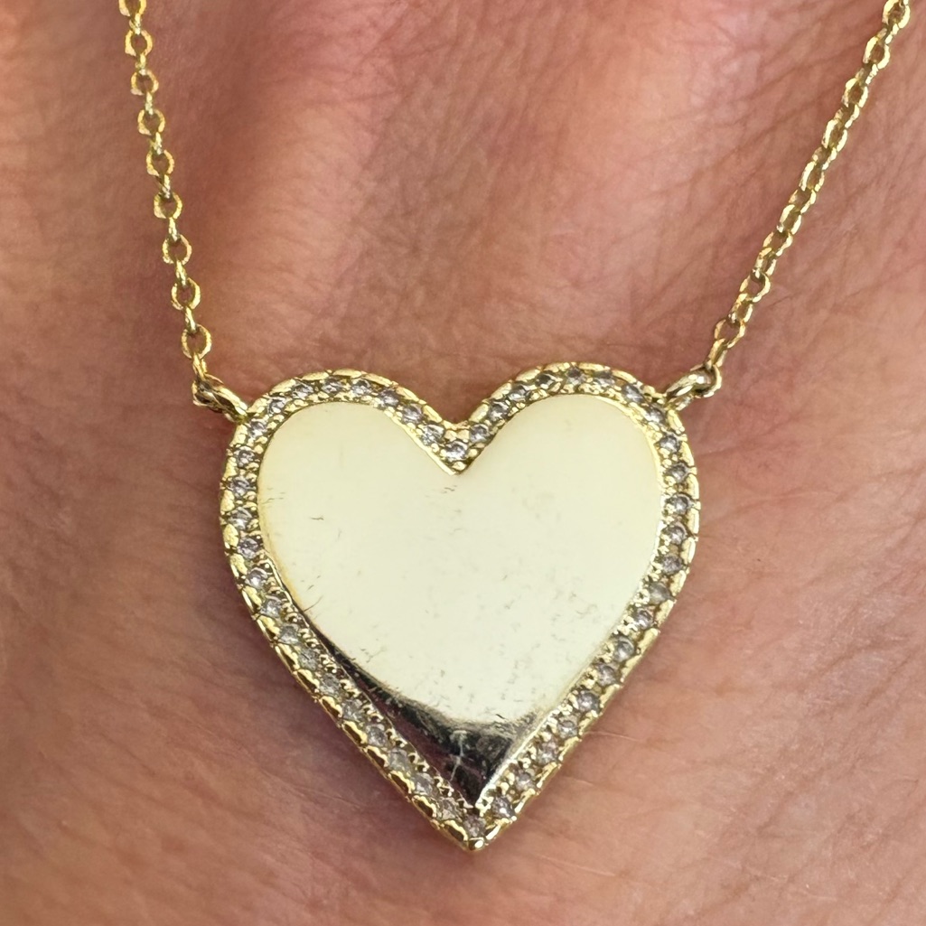 Hespera Gold Heart Necklace